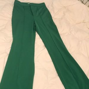 High-waist Green pants